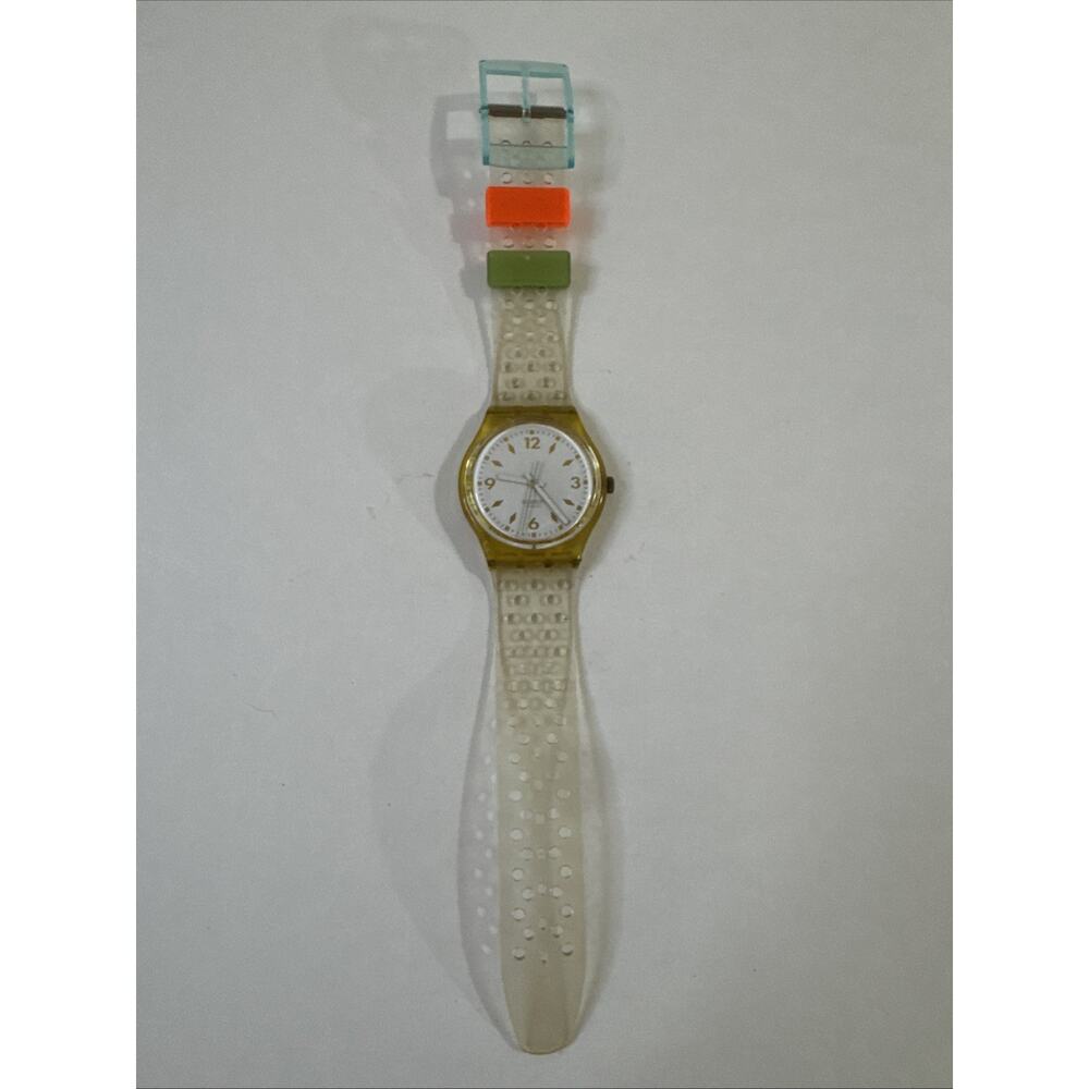 Swatch Watch Ladies Golden Bride LK123 Vintage 1991 ~ Not Running Untested